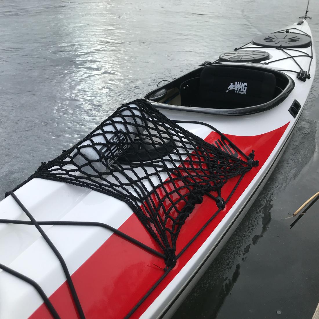 Deck net for kayaks