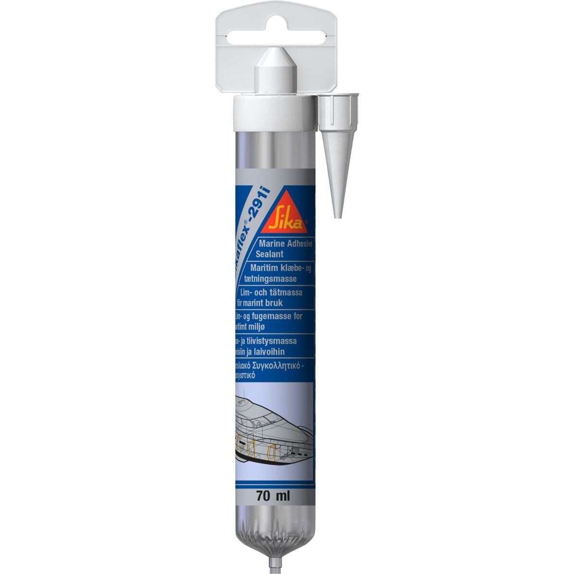 Sikaflex 291i, 70 ml valkoinen